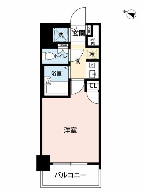 東急田園都市線 池尻大橋駅 徒歩6分 10階建 築28年の間取り写真