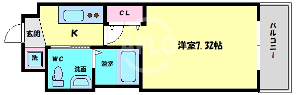 サムティ京橋F?ussの間取り写真