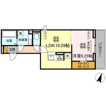 アヴァンスコート壱番館の間取り写真