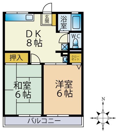 シティハイム ジュラの間取り写真