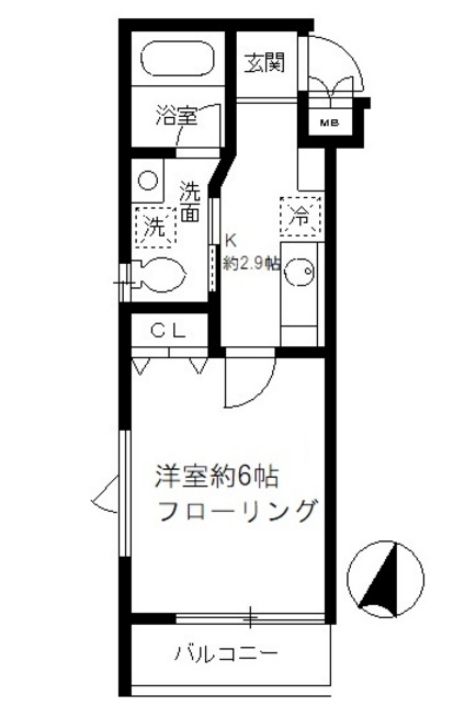 グランアセット月島の間取り写真