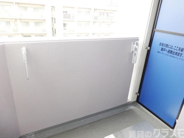 バルコニー　洗濯物もバッチリ干せます。