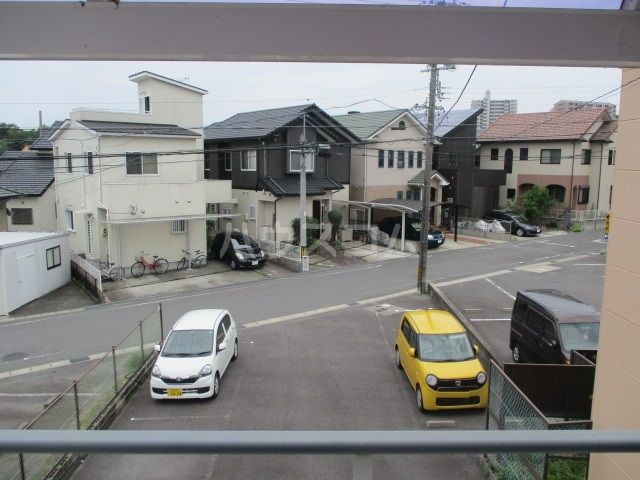 【岡崎市大西のアパートの眺望】