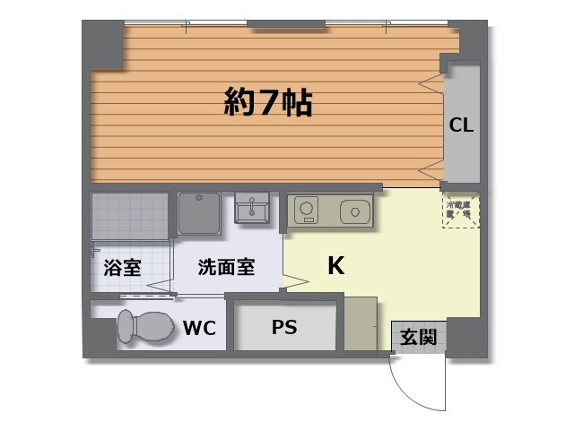 シャトードボニータの間取り