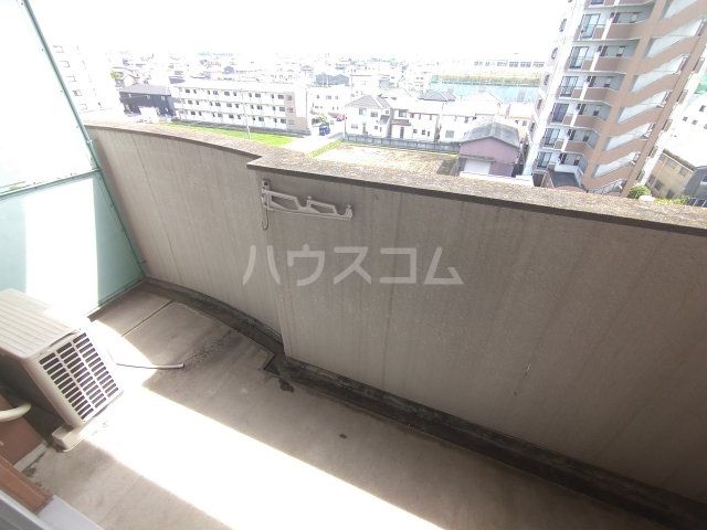 【岐阜市西鶉のマンションのバルコニー】