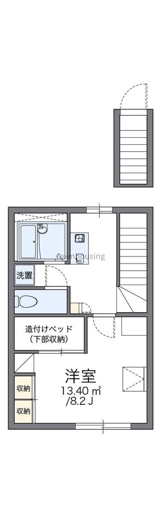 東京都葛飾区西水元３（アパート）の賃貸物件の間取り