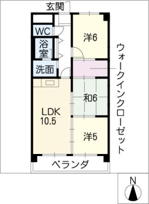 フルハウスＫＴの間取り