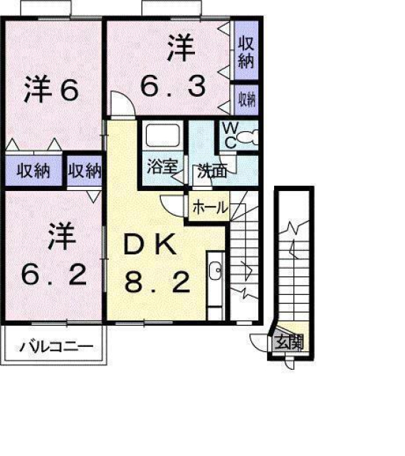 プレッソ新川の間取り