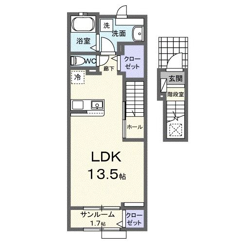 ラビアンローズの間取り