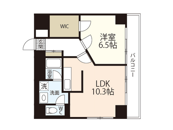 広島市南区大須賀町のマンションの間取り