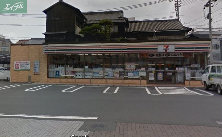 コンビニ　セブンイレブン岡山弓之町店（コンビニ）まで100m