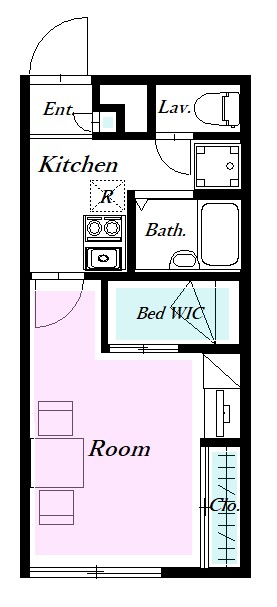 【レオパレスサランズ日吉の間取り】