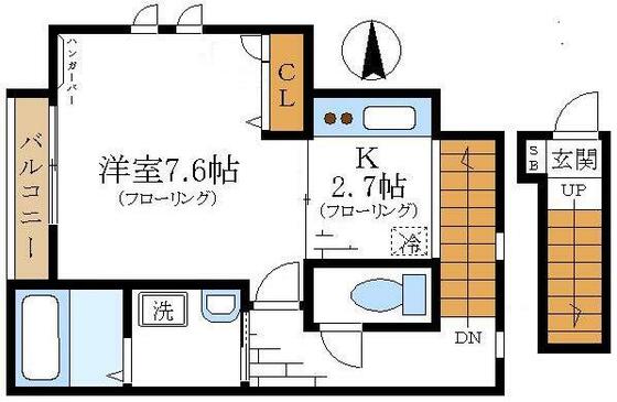 カルディエリ　高円寺の間取り