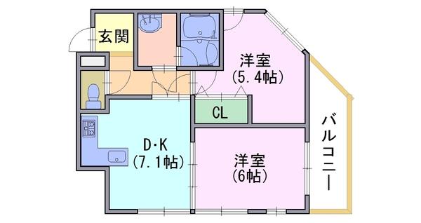 コスモプラザの間取り