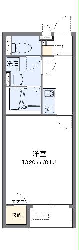 クレイノＯｌｉｖｅ水口の間取り