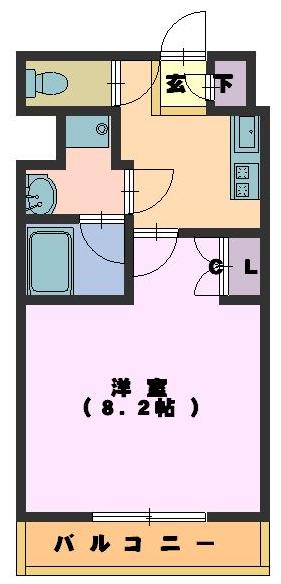 名古屋市千種区堀割町のマンションの間取り