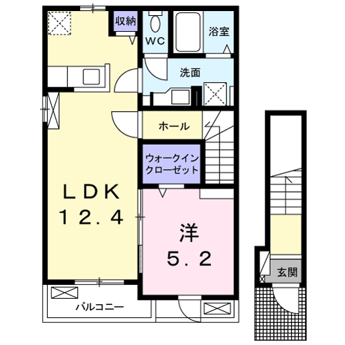 エントピア鳴子（ナルコ）の間取り