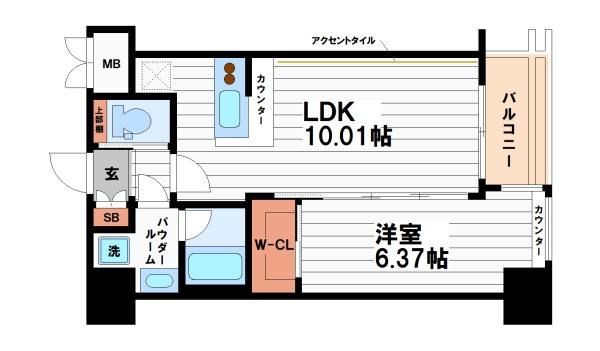 Vinoプレジオ本町の間取り