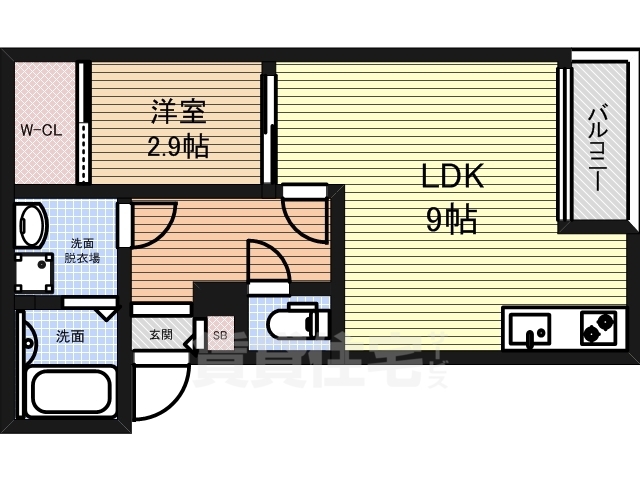 RegalestA.K.2　16名城公園の間取り