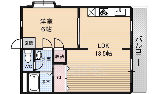 シティーロイヤルの間取り