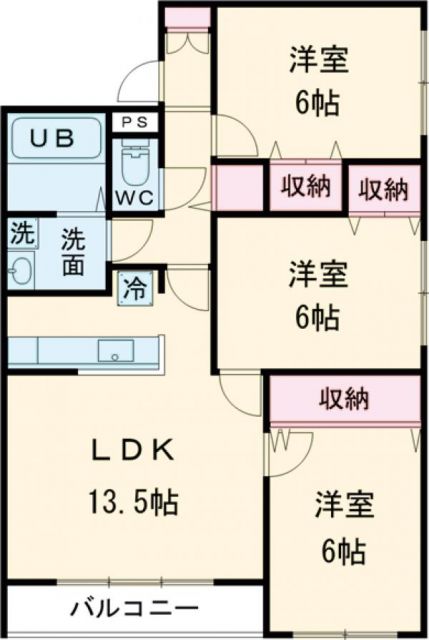 アールズコート大川の間取り