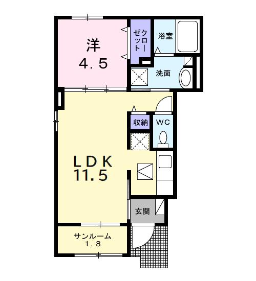 ヒカルサ市原姉ヶ崎イーストの間取り