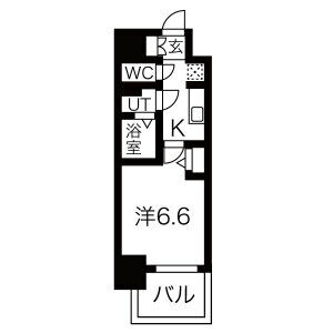 メイクス名駅南IIの間取り