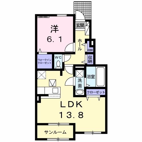 エアリー　テラスの間取り