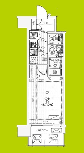 【ソルテラスOSAKA弁天町クレアストの間取り】