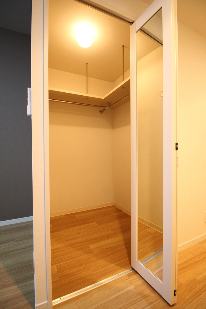 収納　大容量ウォークインクロゼット♪