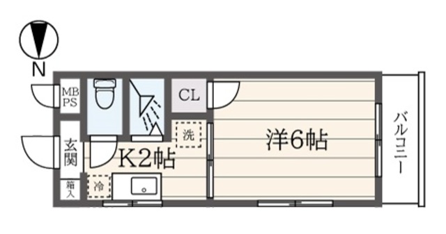 フラワーハイツの間取り