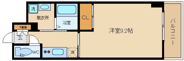 藤井寺市春日丘のマンションの間取り