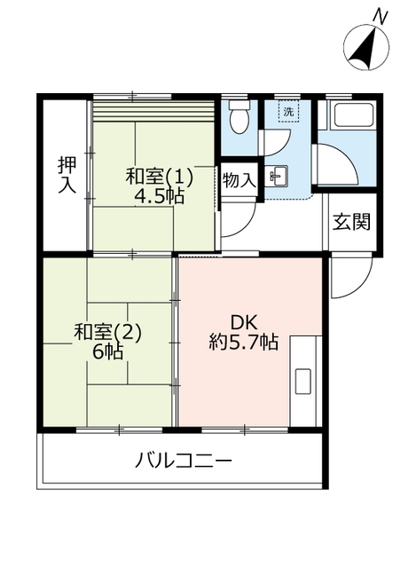 ＵＲ橿原の間取り