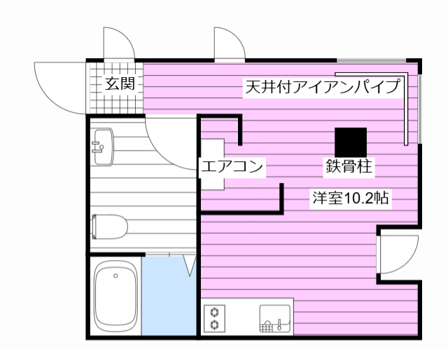 景都ビルの間取り