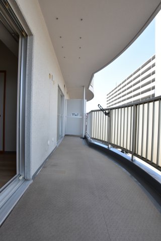 【河内長野市小山田町のマンションのバルコニー】