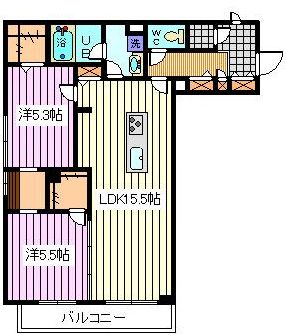 さいたま市南区関のマンションの間取り