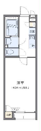 クレイノＲＹＵＴＡの間取り