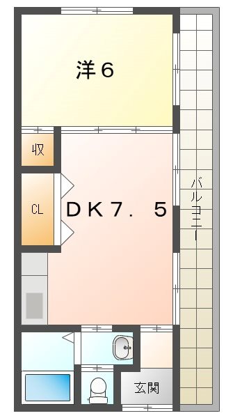 小林マンションの間取り