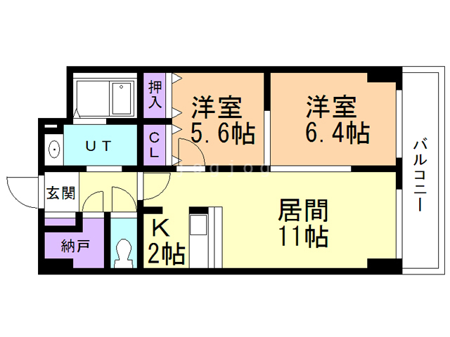 ラフォーレパークヒルの間取り