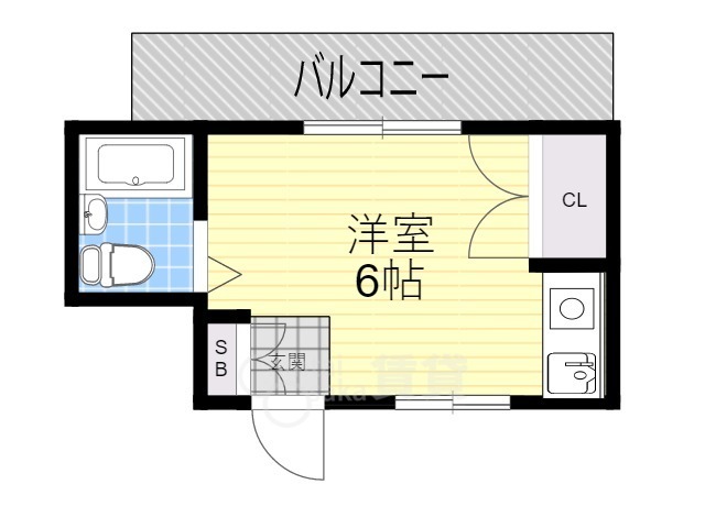 コーニッシュ豊中の間取り