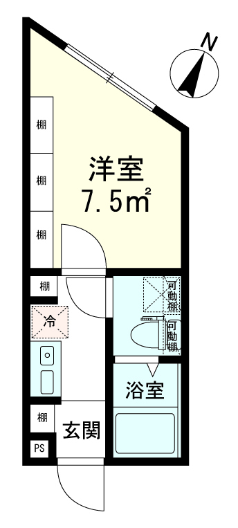 the14 HIGASHI-JUJOの間取り