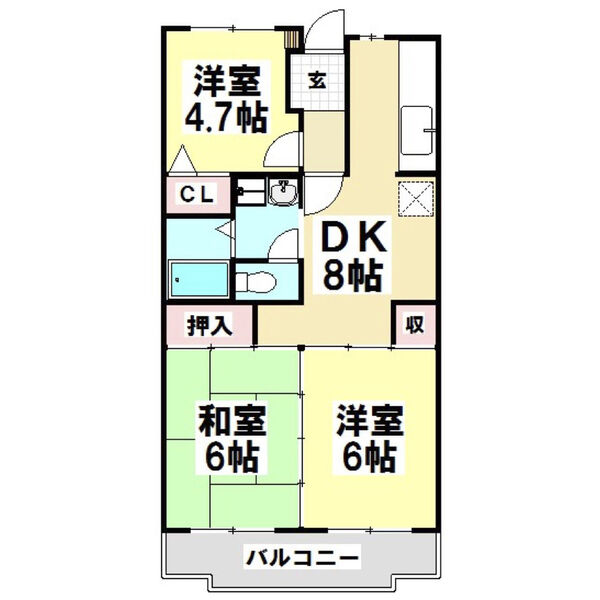 ツイン青山 南館の間取り