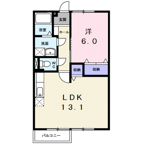 メゾン掛樋の間取り