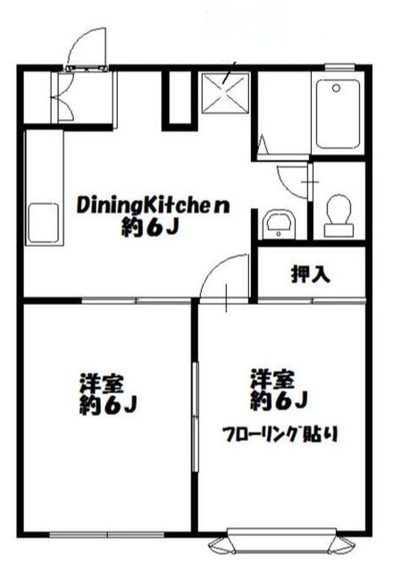 ドミールF棟の間取り