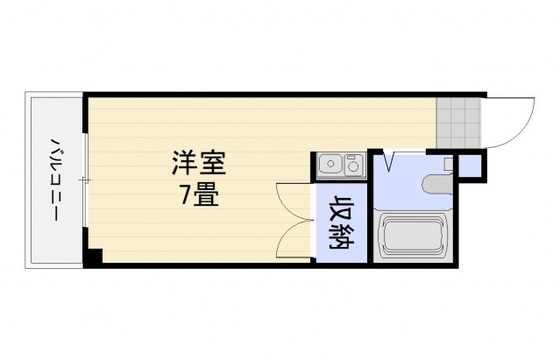 広島市安佐南区長束西のマンションの間取り