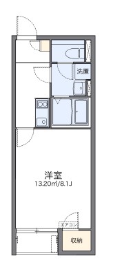 横浜市保土ケ谷区峰沢町のアパートの間取り