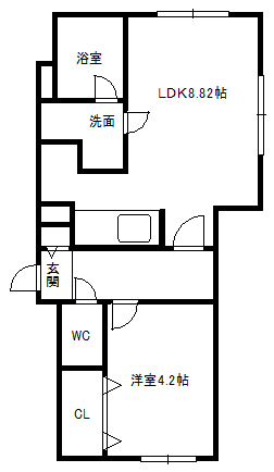 カオン山鼻の間取り