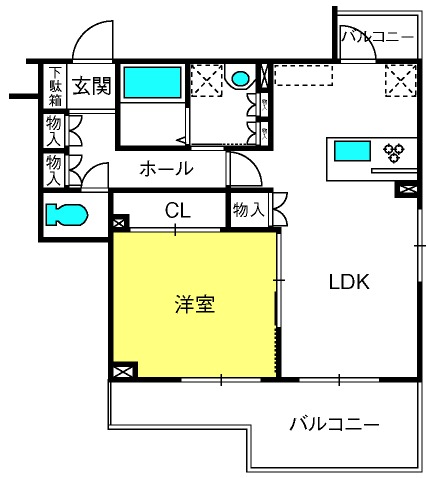 Ｄｏｍｉｎｏ　Ｓｔｅｌｌａ　Ｒｅｓｉｄｅｎｃｅの間取り