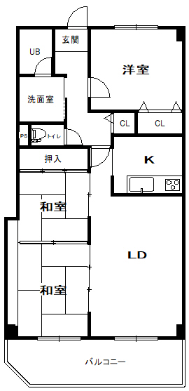 【イルシオン長滝の間取り】