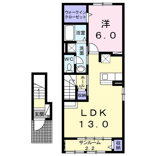 ラフレシールの間取り